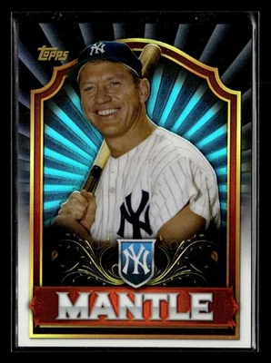 2011 Topps Mickey Mantle Value Box Chrome Refractor #MBC1 New York Yankees UX873 - Image 1 of 2