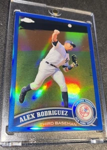 Alex Rodriguez 2011 Topps cromo refractor azul #100 Yankees/99 - Imagen 1 de 2