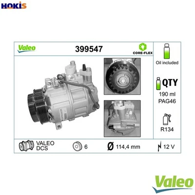 COMPRESSOR AIR CONDITIONING 399547 FOR MERCEDES-BENZ R-CLASS CLK/Convertible CLK - Image 1 of 4