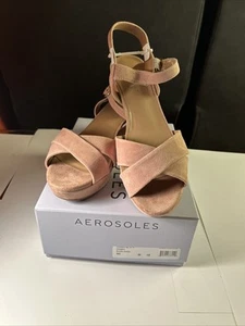 Aerosoles womens Cosmos Heeled Sandal Pink Size 10 - Picture 1 of 8