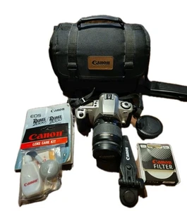 Canon EOS 2000 / Rebel 2000 DSLR Cámara, Lente, Película, Bolsa, Manual de Instrucciones Lote - Imagen 1 de 10