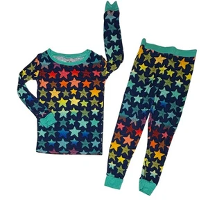 Little Sleepies Bamboo 2pc Pajama Pant Set 3T Toddler Shades of Stars - Picture 1 of 7