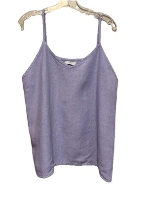 Menique льняной скольжения верхний KIM синий/фиолетовый размер L 100% лен - Изображение 1 из 4