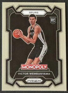 VICTOR WEMBANYAMA 2023-24 Panini Prizm Monopoly Rookie RC #81 SAN ANTONIO SPURS - Picture 1 of 2