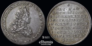 Germany, Brunswick Luneburg Hanover, George I, 1/4 Taler 1727, XF-UNC - Picture 1 of 6