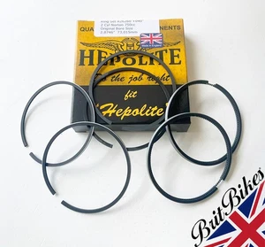 PISTON RING SET NORTON COMMANDO 750 MODELS (64-73) 73MM +040 OVERSIZE - R26260 - Picture 1 of 5