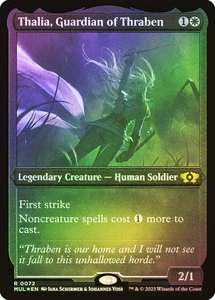 MTG FOIL Thalia, Guardian of Thraben Foil Etched - Multiverse Legends #072 - Bild 1 von 1
