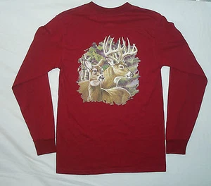 CAMISETA CAZA CIERVOS MANGA LARGA PEQUEÑA NUEVA CON ETIQUETAS - Imagen 1 de 2