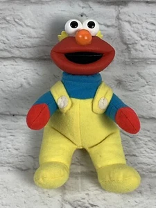 1996 Tyco 6" ELMO Sesame Street Plush Body Rubber Head Jim Henson - Picture 1 of 6