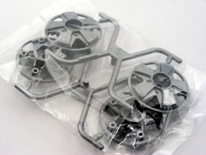 Tamiya 58571 Vintage Porsche 911 RSR Complete FUCHS Wheel Cap Set TT02 TT01 NEW - Picture 1 of 4