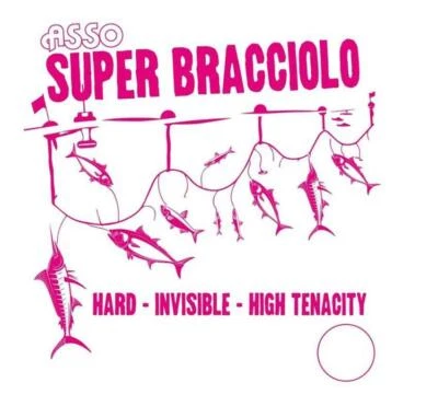 MONOFILO PESCA ASSO SUPER BRACCIOLO FILO PALAMTIO COFFA PALANGARO CONZO PINK MAR - Immagine 1 di 3