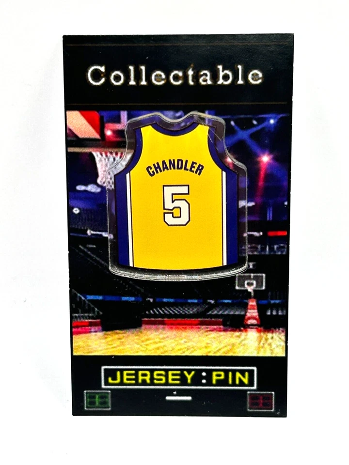 Los Angeles Lakers Tyson Chandler jersey lapel pin-Classic RETRO Collectable - Image 1 of 1