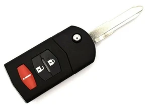 OEM Mazda 3 6 CX-7 CX-9 Keyless Entry Remote Flip Key Fob BGBX1T478SKE125-01 - Picture 1 of 4