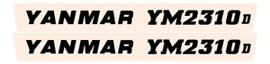 Yanmar 2310D Tractor Decals - Picture 1 of 1