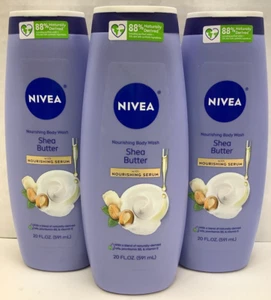Nivea Jabón Corporal Nutritivo, Manteca de Karité, 20oz, Paquete de 3, ¡¡Envío Gratis!!! - Imagen 1 de 3