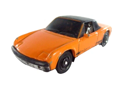Matchbox VW Porsche 1971 Die Cast Car Orange #MB785 2009 Matchbox 1:60 Scale - Image 1 of 4
