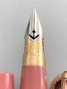 Pluma estilográfica japonesa vintage sin tinta AZUL MARINO con saco Popular con. - Imagen 1 de 9