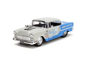 1955 CHEVY BEL AIR "GHOST GAS" HARDTOP GRAY 1/24 DIECAST CAR JADA TOYS 35211 - Picture 1 of 6