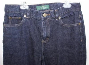 Ralph Lauren Jeans Denim LRL Jeans Co. Bota de lavado azul oscuro recta adelgazante 6 - Imagen 1 de 3