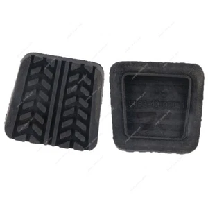 2 Black Rubber Brake&Clutch Pedal Pad Cover For Mazda 323 626 929 B-Series B2200 - Picture 1 of 7