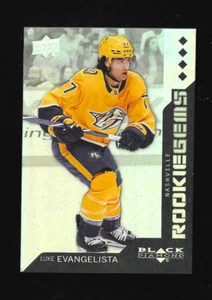 LUKE EVANGELISTA RC 2023-24 SCHWARZ DIAMANT CDD ROOKIE EDELSTEINE/99 QUAD DIAMANT RRGLE - Bild 1 von 2