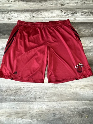 2013 Adidas NBA Miami Heat баскетбол шорты красный размер 2XL - Изображение 1 из 4