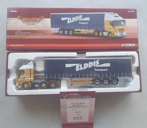 Corgi CC15001 Iveco Stralis Curtainside Elddis Transport - Picture 1 of 2