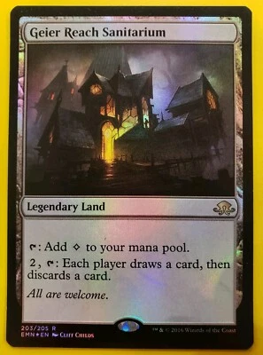 MTG Magic the Gathering Geier Reach Sanitarium (203/234) Eldritch Moon LP FOIL - Image 1 of 2