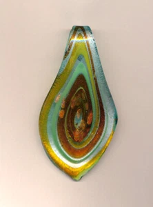 Glasanhänger "Tosca"  aqua-braun - Bild 1 von 1