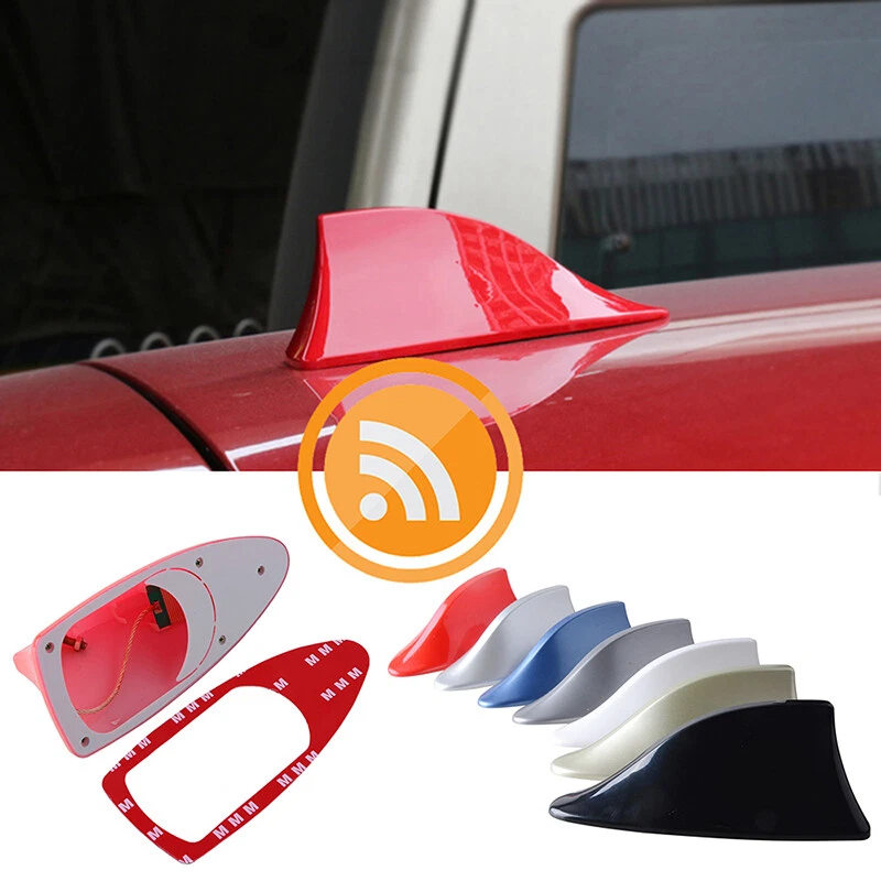 For 2014-2019 2015 2016 Hyundai Sonata Elantra Shark Fin Roof Antenna Cover Red - Image 1 of 4