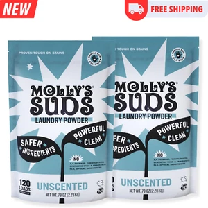 Polvo detergente para ropa Molly's Suds original detergente natural en polvo - Imagen 1 de 7