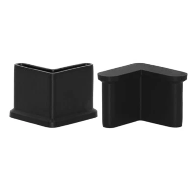 Flyshop 1" x 1" (25 x 25mm) PVC L Shape Angle Iron Caps Shelving Feet Protectors - Image 1 of 4