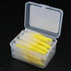 Pack Of 40 Oral    Toothpick W/ Lid Yellow 0.4Mm