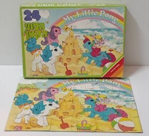 Vintage My Little Pony 24 Piece Puzzle Complete 1989 Hasbro