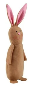 5 NWT Easter Bunny Rabbit 14" Plush Decor BROWN - Picture 1 of 1