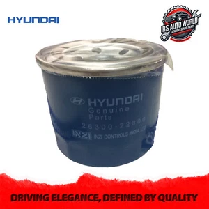 Genuine Hyundai engine oil filter assembly for Accent 1999-2012 2630022800 - Picture 1 of 4