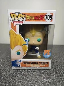 Funko Toys POP Anime Dragon Ball Z Super Saiyan 2 Vegeta PX Exclusive Figure 709 - Picture 1 of 6