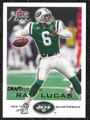 Ray Lucas 2000 Fleer Focus Draft Position #124 /96 Parallel New York Jets NFL - Image 1 of 2
