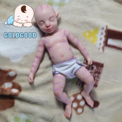 2025 18" Full Silicone Avatar Reborn Baby Doll Realistic, Weighted Body Girl Kid - Image 1 of 4