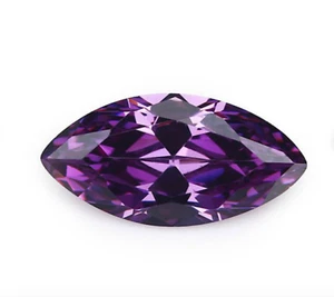 Cubic Zirconia Marquise Faceted AAA CZ Loose Stones 10 Colors (4x2mm - 16x8mm) - Picture 1 of 10