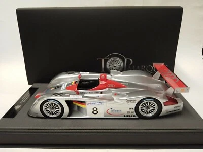 TopMarques Audi R8 #8 Kristensen winner 24h Le Mans 2000 1/18 TOP106A - Immagine 1 di 3