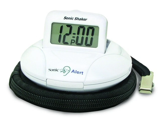 Sonic Alert Sbp100 Portable Loud Vibrating Alarm Clock