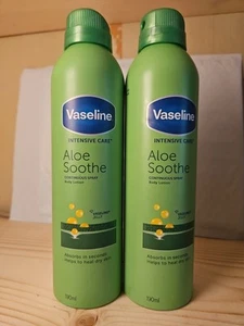 👉Vaseline Moisturiser Spray 190ml Aloe Soothe [Pack of 2 Units] - Picture 1 of 2
