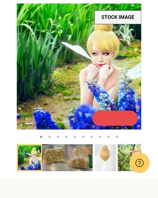 Peluca corta Angelaicos para mujer Prestyles Bollos Fiesta Anime Juegos con disfraces Rubia Nueva Foto 1 de 4