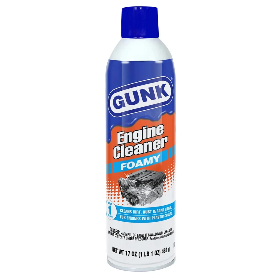 Pacote com 4 limpadores de motor Gunk FEB1 Foamy Engine Brite 17 oz - Imagem 1 de 1