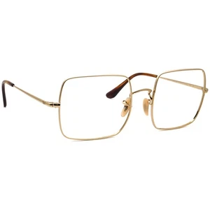 Ray-Ban Sonnenbrille Frame Only RB 1971 9147/51 Gold Square Metal Italy 54mm - Bild 1 von 6