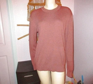 Arach & Cloz Sweater Men's Size L Soft Lambswool Blend Pullover Crew Career NWT - Picture 1 of 9