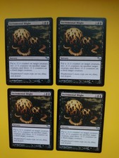 MTG Card. Incremental Blight playset. Sorcery Shadowmoor