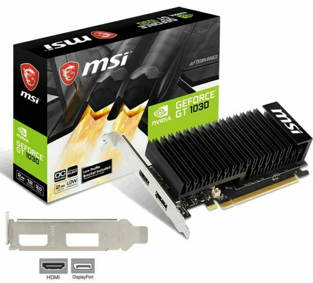 MSI GeForce GT 1030 OC 2GB DDR4 Scheda Video (‎V809-2825R)