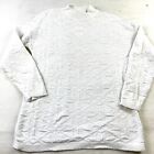 White Stag Snowflake Knit granny Sweater Womens Size Medium